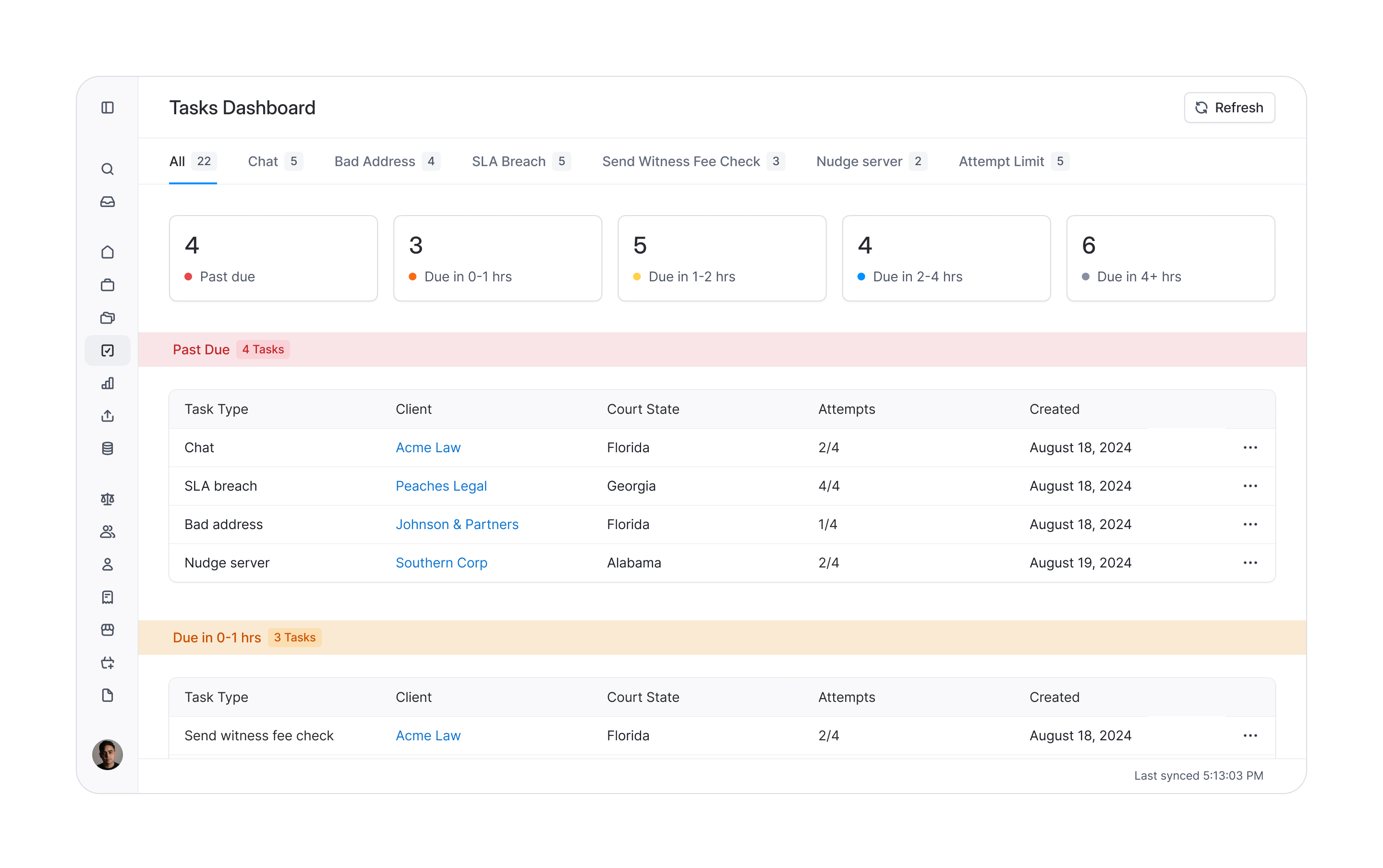 The new tasks dashboard for operations teams at Proof