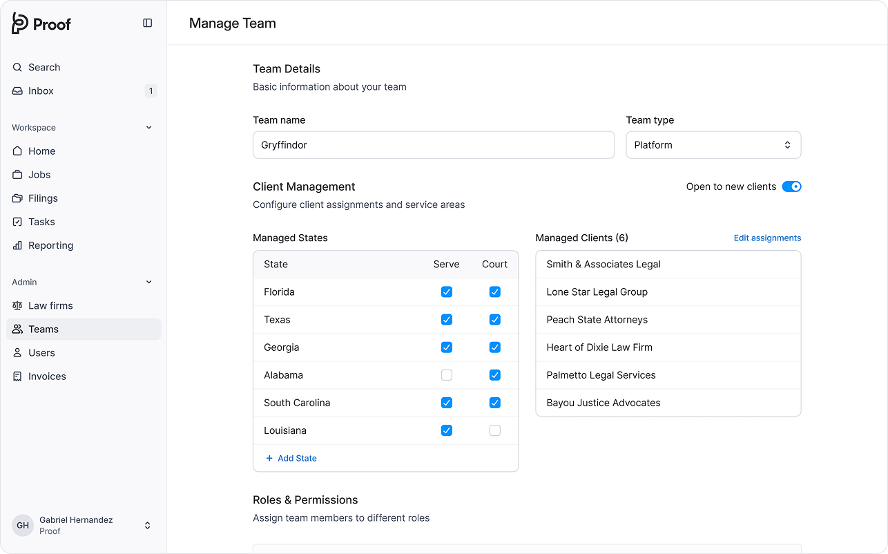 Proof Ops — Operations task management